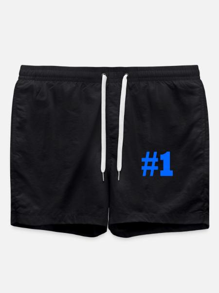#1 - Badeshorts - Schwarz
