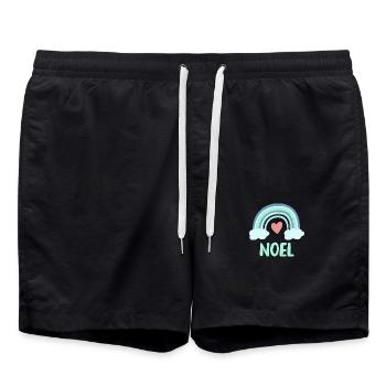 Noel Nom Rainbow Baby - Short de bain - noir - Devant - AI Model Male 185 light (185cm)