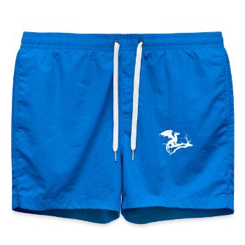 drache design silhouette toter baum - Badeshorts - Cobalt blue - Vorne