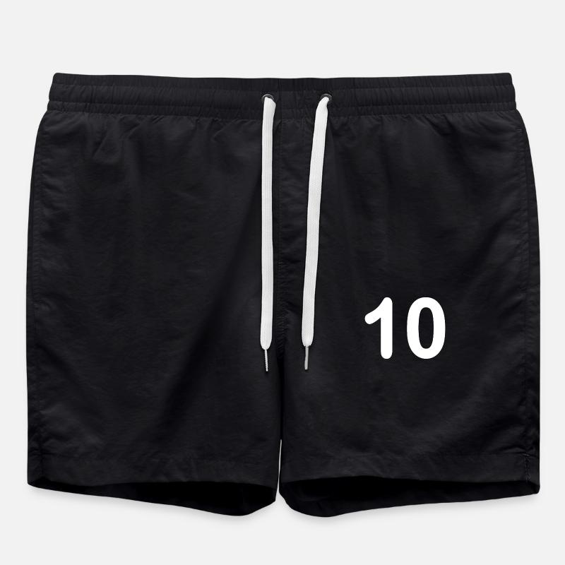 10 - Short de bain - noir
