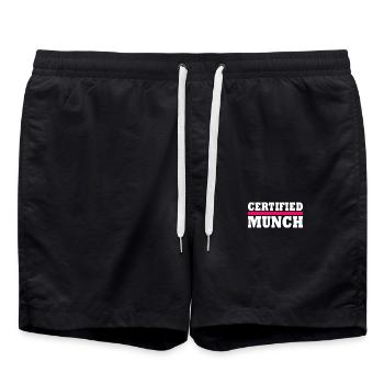 Certified munch - Swim Trunks - black - Front - AI Model Male 185 light (185cm)