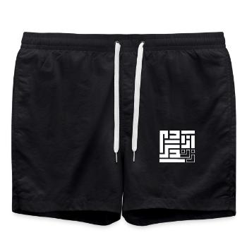Women life freedom - Short de bain - noir - Devant - AI Model Male 185 light (185cm)