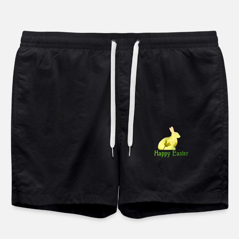 Happy Easter - Swim Trunks - black