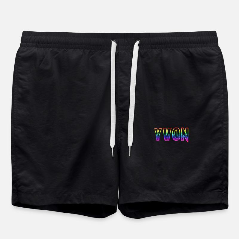 yvon rs regenbogen - Badeshorts - Schwarz