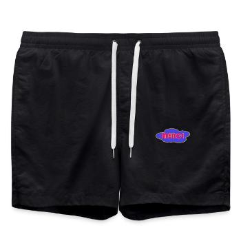 MERCI. THANKS. THANK YOU. ANNIVERSAIRE. NAISSANCE. - Short de bain - noir - Devant - AI Model Male 185 light (185cm)