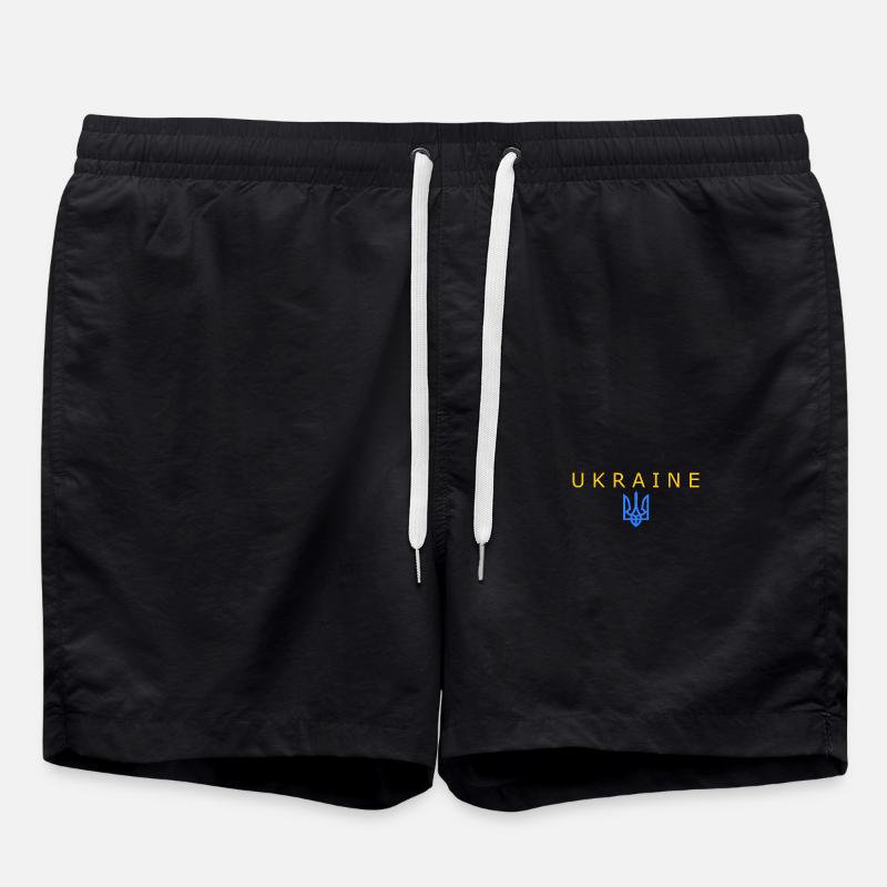 Ukraine - Swim Trunks - black