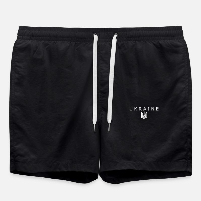 Ukraine - Swim Trunks - black