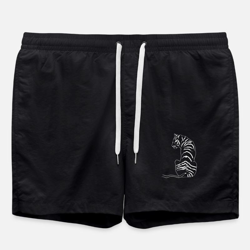 Tiger - Swim Trunks - black