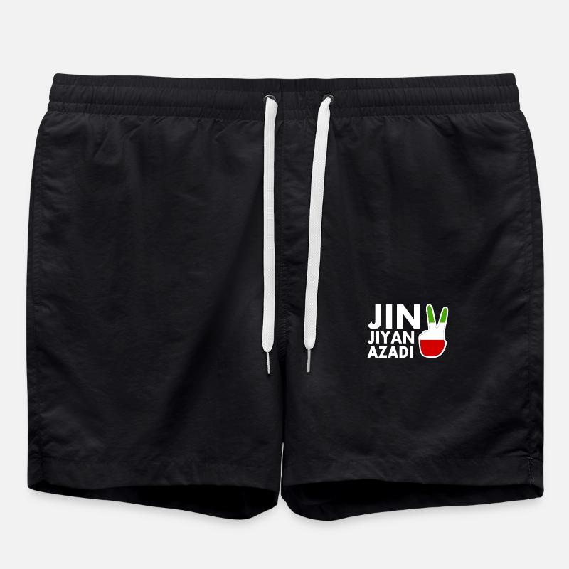 jin jiyan azadi - Short de bain - noir