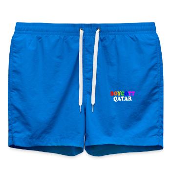Boycott qatar - Short de bain - cobalt blue - Devant