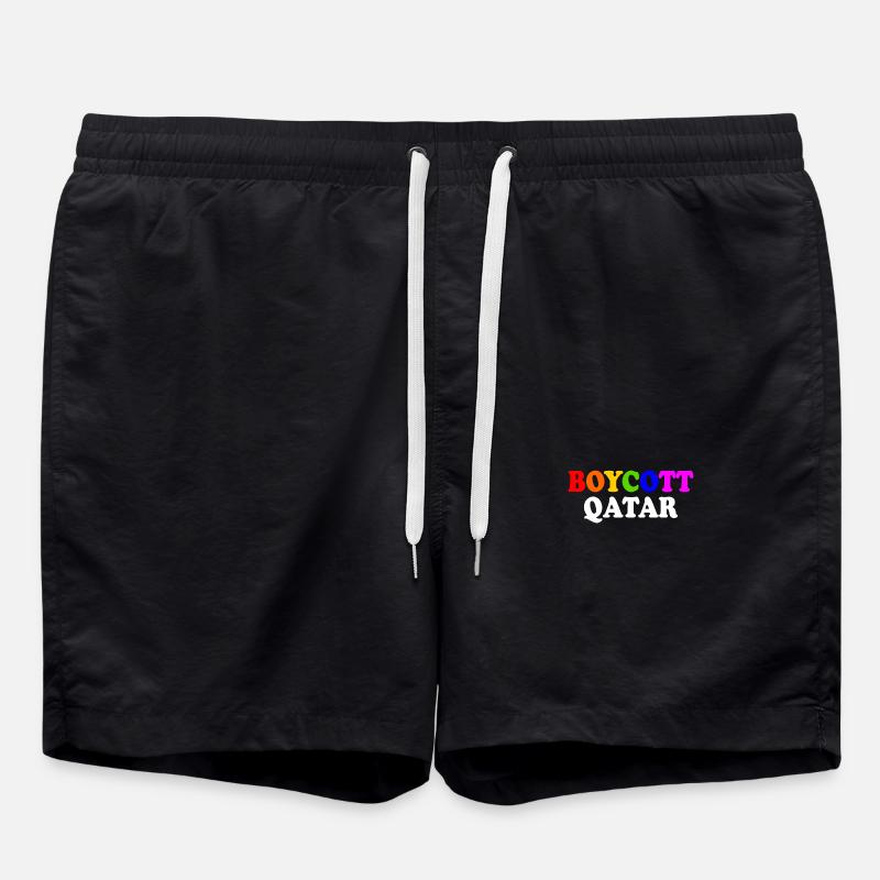Boycott qatar - Short de bain - noir