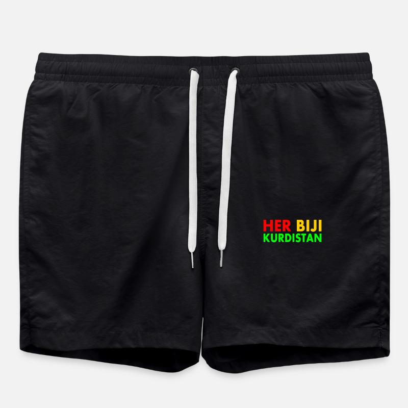 Her biji Kurdistan - Short de bain - noir