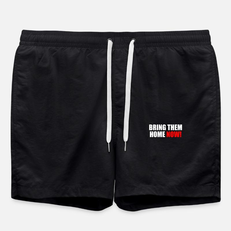 Bring them home now - Swim Trunks - black