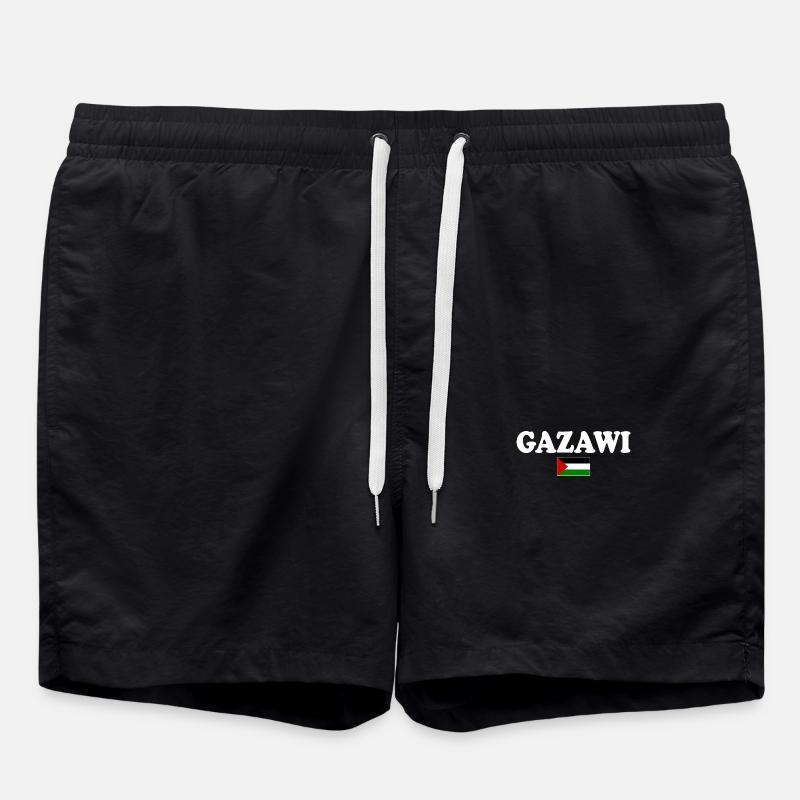 Gazawi gaza - Short de bain - noir