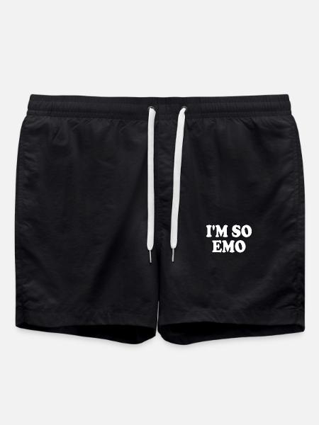 Im so emo - Short de bain - noir