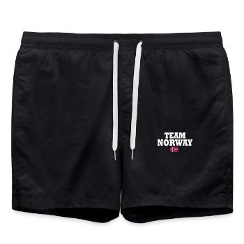 Team norway - Badeshorts - Schwarz - Vorne - AI Model Male 185 light (185cm)
