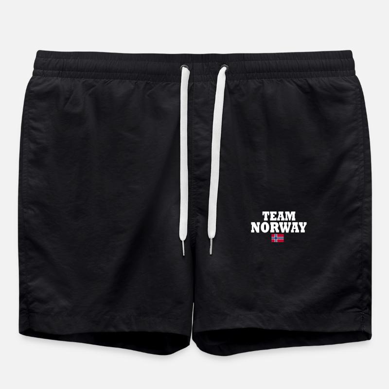 Team norway - Short de bain - noir