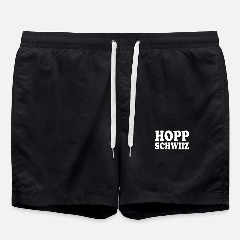 Hopp schwiiz - Swim Trunks - black