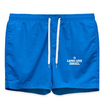 Long live israel - Swim Trunks - cobalt blue - Front