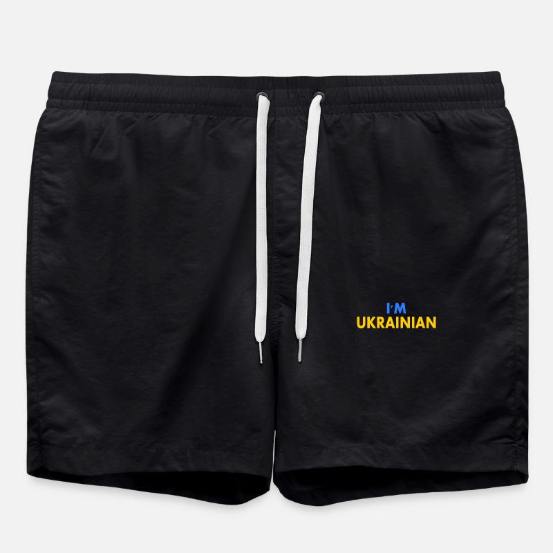 Im ukrainian - Short de bain - noir