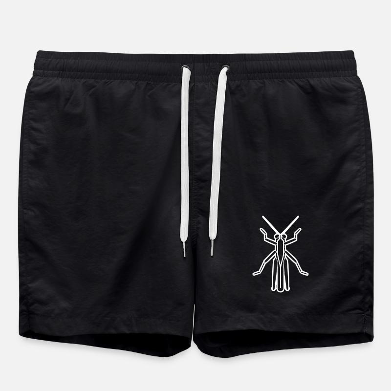 A grasshopper - Swim Trunks - black