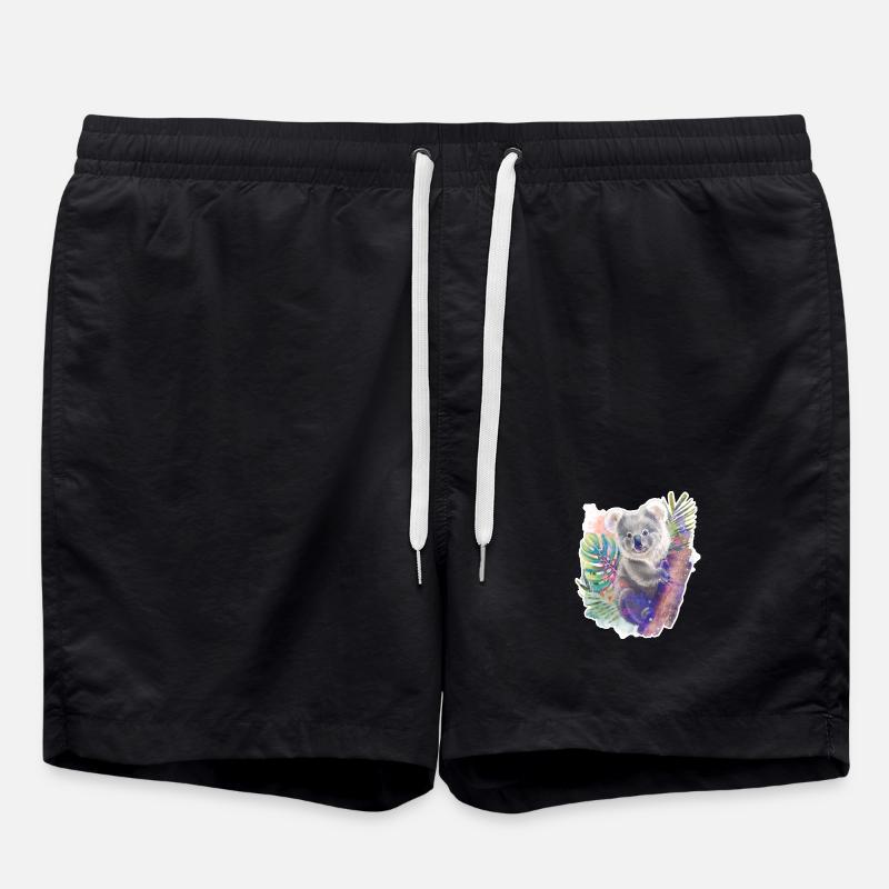 Koala | Koala bear - Swim Trunks - black