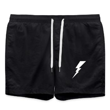 Donnerlicht - Badeshorts - Schwarz - Vorne - AI Model Male 185 light (185cm)