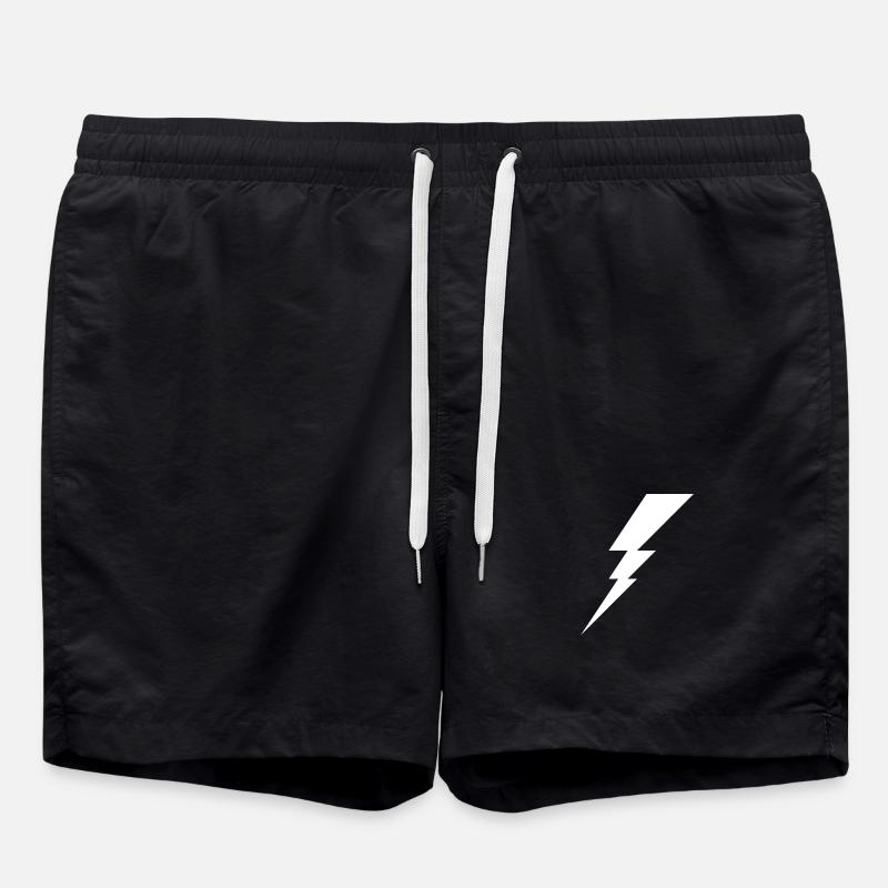 Thunder light - Swim Trunks - black