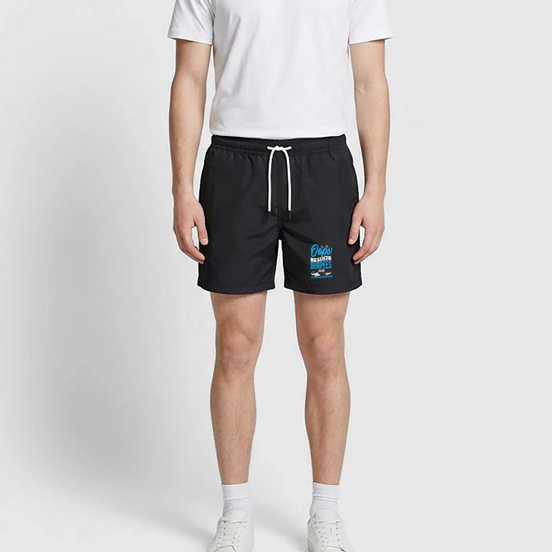 Oops! I'm doing burpees again Swim Trunks