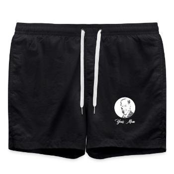 Ta mère - Short de bain - noir - Devant - AI Model Male 185 light (185cm)