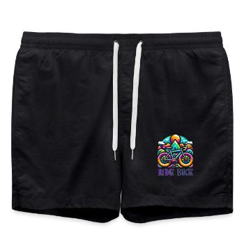 Cyclisme - Ride Bike design - Short de bain - noir - Devant - AI Model Male 185 light (185cm)