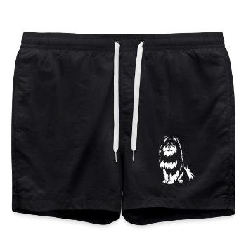 Laponie finlandaise - Short de bain - noir - Devant - AI Model Male 185 light (185cm)