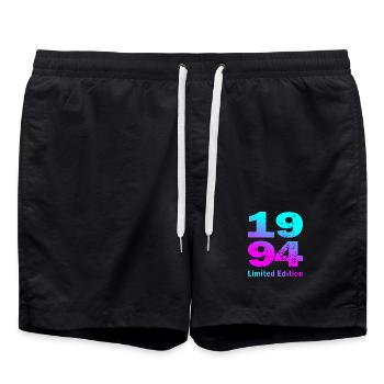 Anniversaire, édition limitée née en 1994 - Short de bain - noir - Devant - AI Model Male 185 light (185cm)