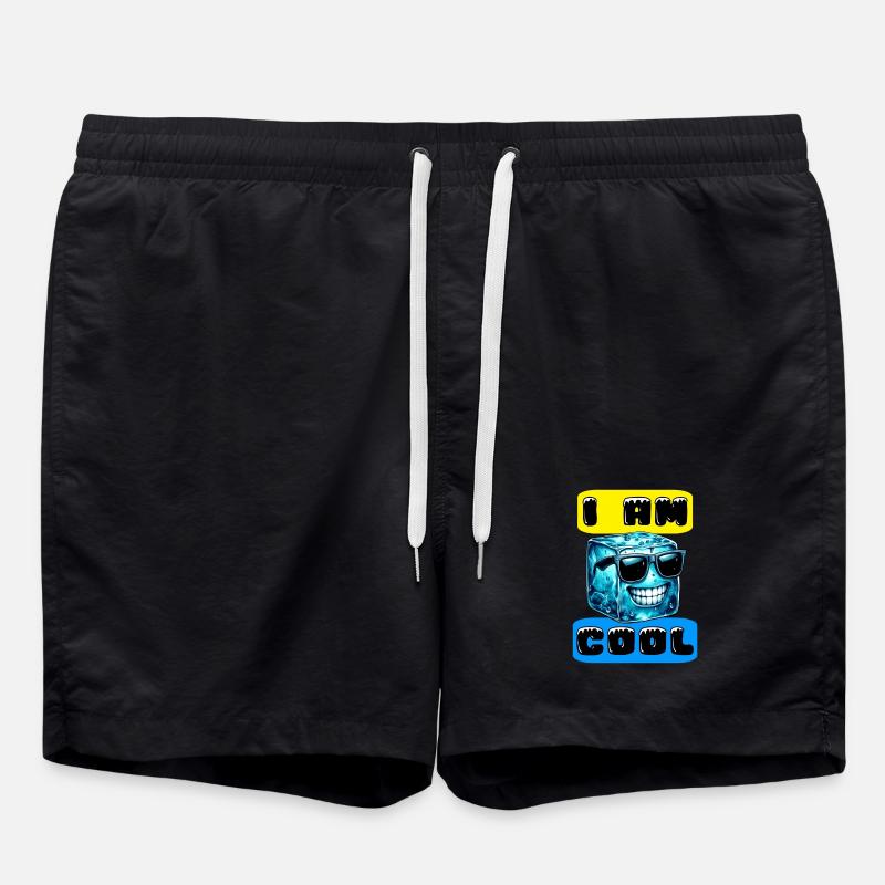 Glace - Short de bain - noir