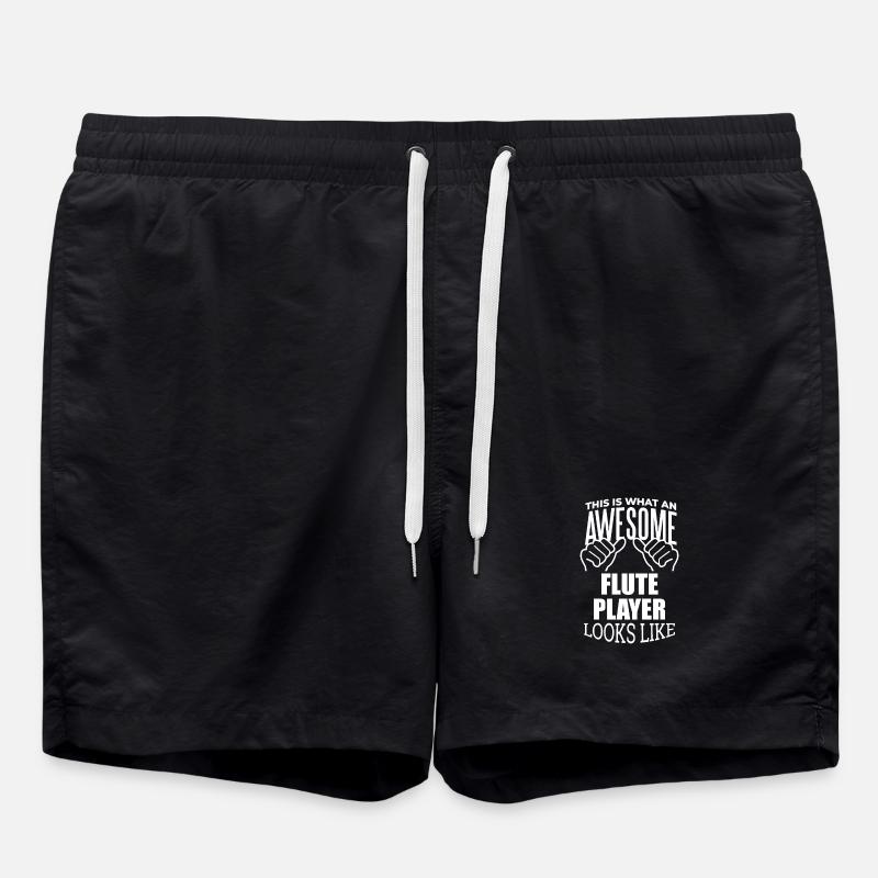 Flute - Swim Trunks - black