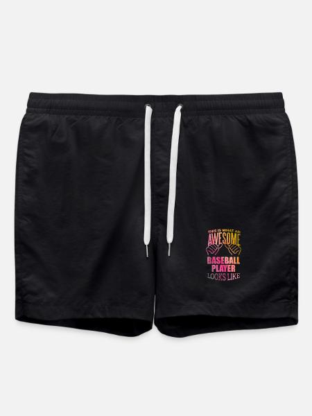 Baseball - Swim Trunks - black