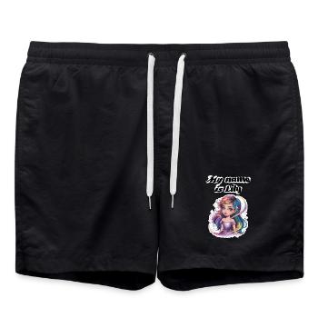 My name is Lily 2026 - Short de bain - noir - Devant - AI Model Male 185 light (185cm)