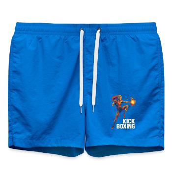 Kickboxer Cool Abstrait Power Kickboxing Cadeau - Short de bain - cobalt blue - Devant