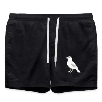 Corbeau - Short de bain - noir - Devant - AI Model Male 185 light (185cm)