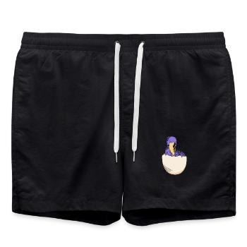 Bec-de-chaussure - Short de bain - noir - Devant - AI Model Male 185 light (185cm)