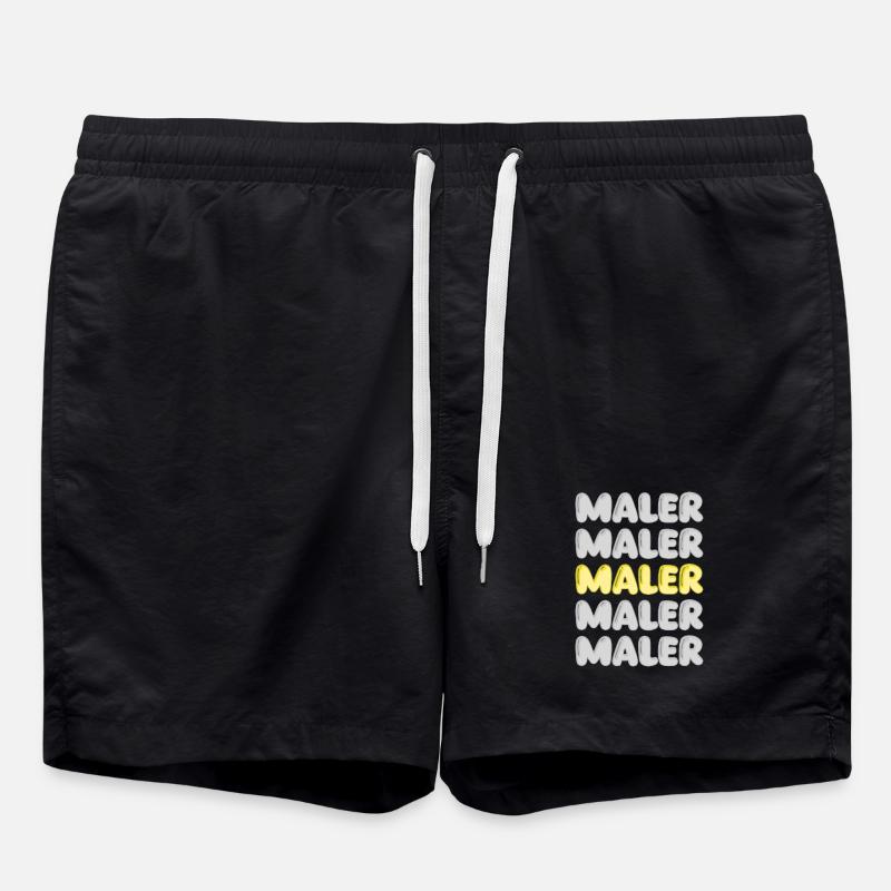 Beruf Maler - Badeshorts - Schwarz