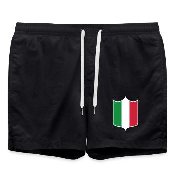 Italie - Short de bain - noir - Devant - AI Model Male 185 light (185cm)