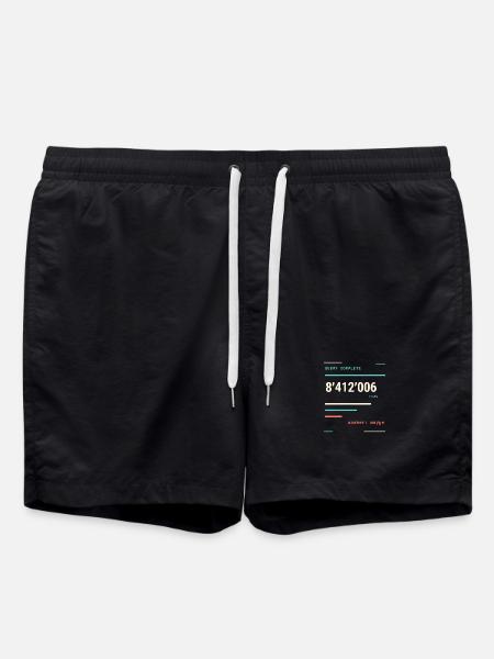 Neonzähler Anfrage abgeschlossen - Badeshorts - Schwarz