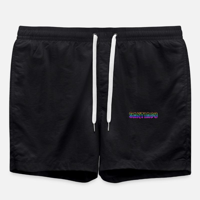 Santiago RS Rainbow - Swim Trunks - black