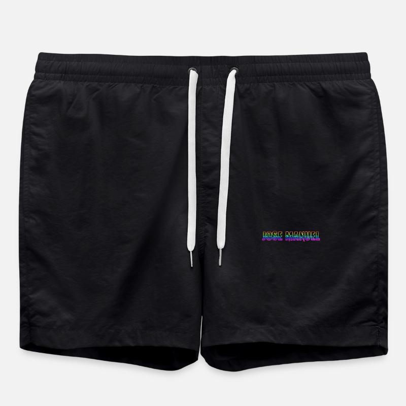 Jose Manuel RS Rainbow - Swim Trunks - black