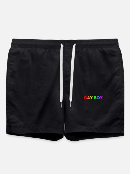 Gay boy - Swim Trunks - black