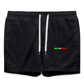 Women life freedom - Short de bain - noir - Devant - AI Model Male 185 light (185cm)
