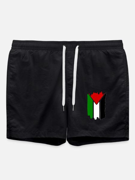 Palestine - Short de bain - noir