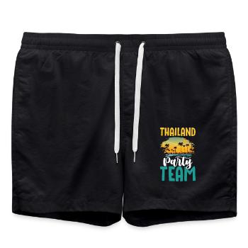 Thailand Party Team - Swim Trunks - black - Front - AI Model Male 185 light (185cm)