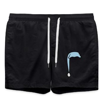 Bonnet de couchage avec bobblehead - Short de bain - noir - Devant - AI Model Male 185 light (185cm)